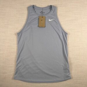 Nike Womens Dri-FIT Training Tank Top Light Blue DX0701-440 Small NWT